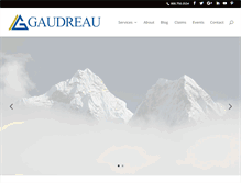 Tablet Screenshot of gaudreaugroup.com
